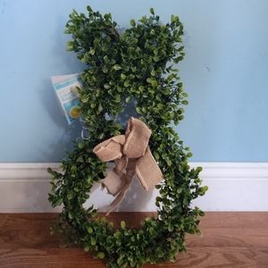 Lighted Bunny Wreath